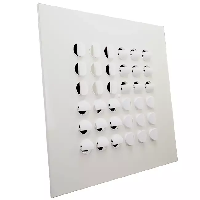 Multidüsen-Deckenauslass 596x596 mm - MN36 RAL9016