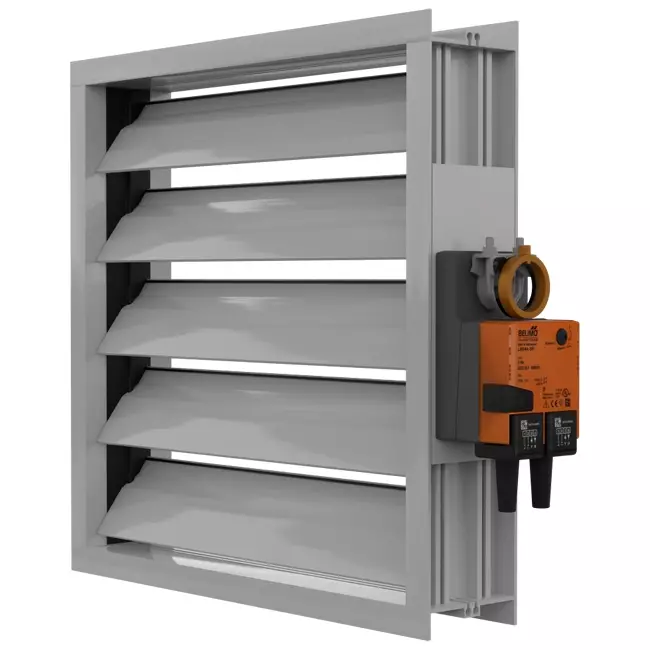 Maxivent-Klappe mit Stellantrieb für M4007 horizontal links - DAL