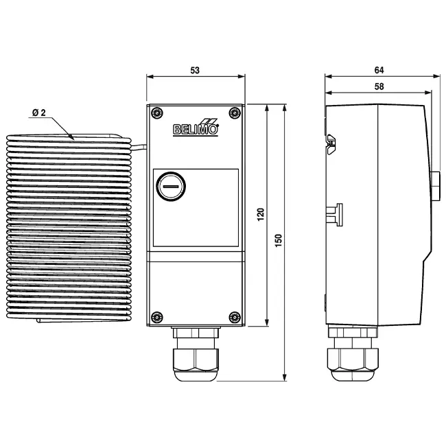 Maxivent Frostschutzsensor
