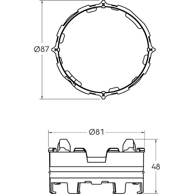 Ubbink Air Excellent 34C Click-Seal-Ring – 10 Stück