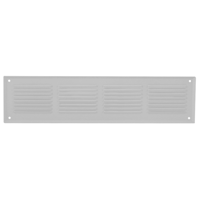 Wandgitter 500x100mm Aluminium - RAL9016
