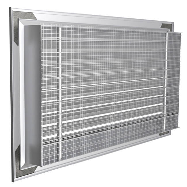 ClimaConnect Außenwandgitter Aluminium 700x700 mm