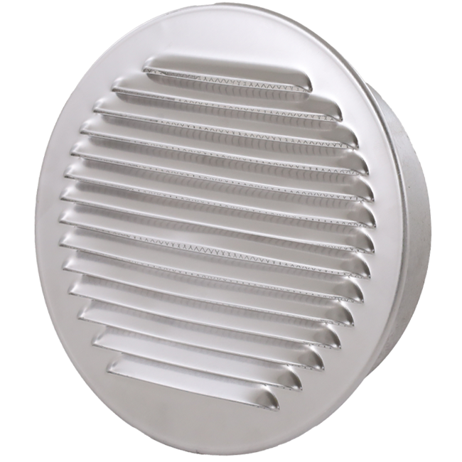 Lüftungsgitter rund 200 mm Aluminium - EL-A-R200 ALU