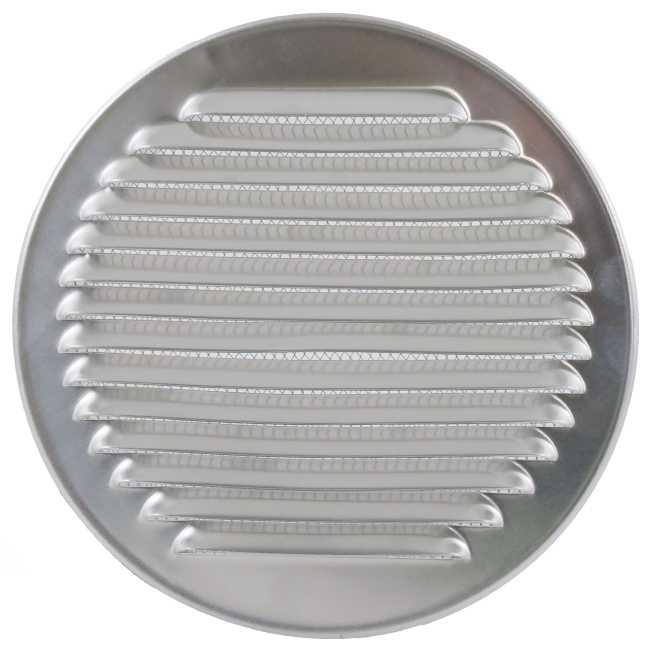 Lüftungsgitter rund 200 mm Aluminium - EL-A-R200 ALU