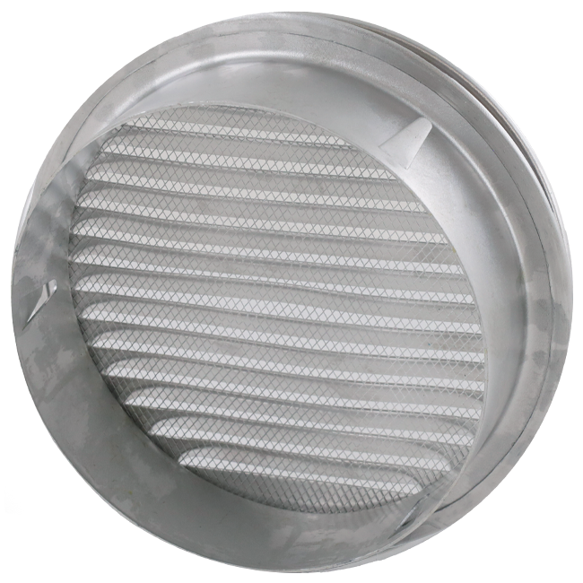 Lüftungsgitter rund 200 mm Aluminium - EL-A-R200 ALU