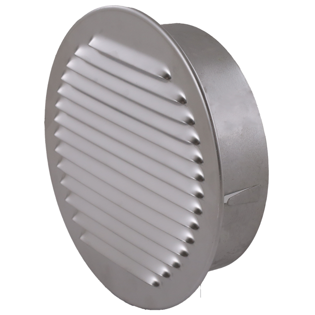 Lüftungsgitter rund 200 mm Aluminium - EL-A-R200 ALU