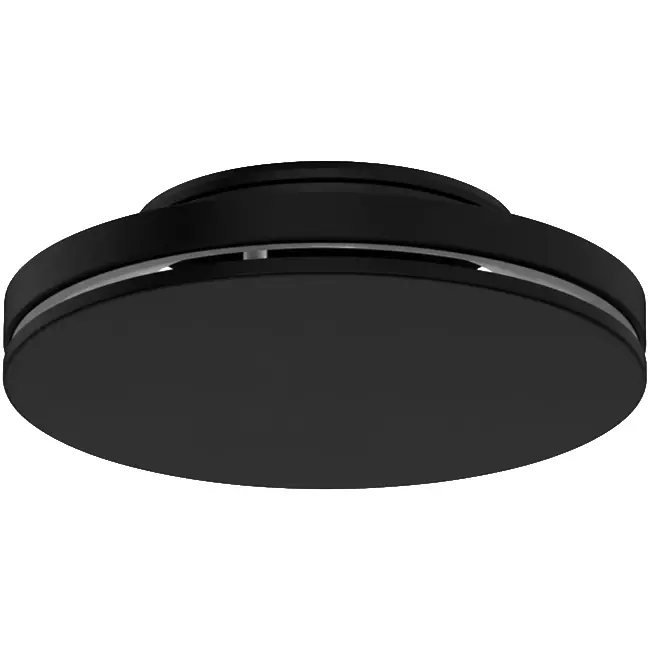 Deckenauslass aus Stahl mit rundem Auslass - 125 mm - RAL 9005