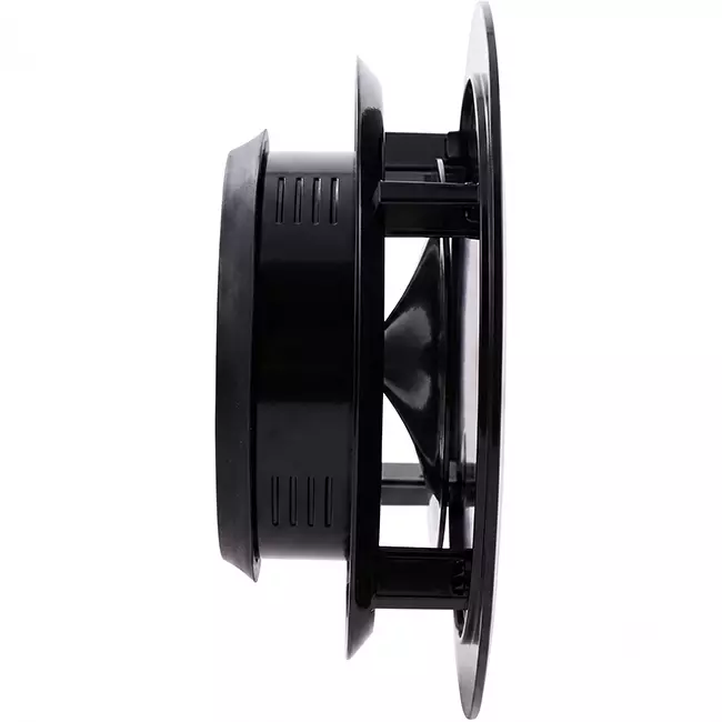 ClimaConnect Design-Ventil, rund, Ø 125 mm – schwarz