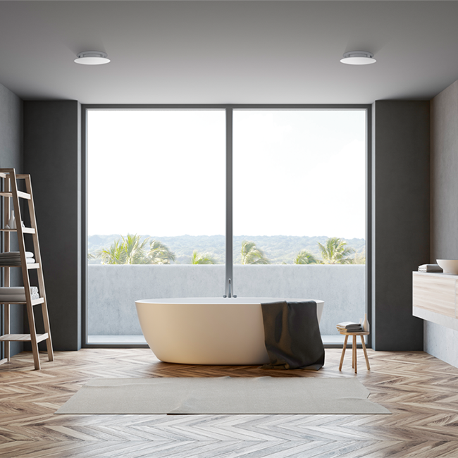 ClimaConnect Design-Ventil, rund, Ø 125 mm – weiß