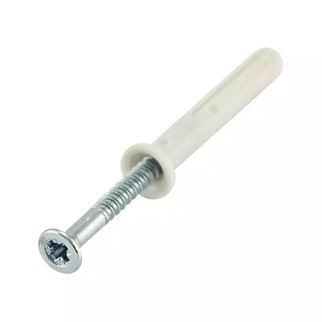 Metallständer Befestigung Nylon Dübel 6x40 mm (200 Stück)