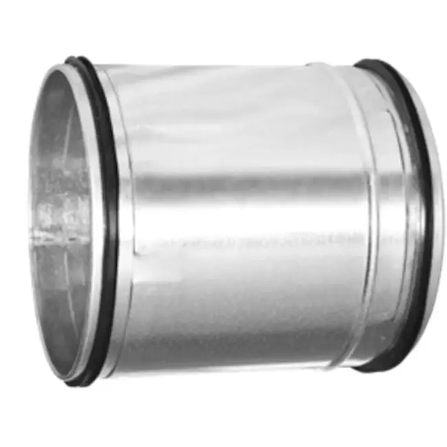 Wickelfalz-SAFE Verlängerte Schiebverbindung mit Gummi 150 mm (galvanisiert)