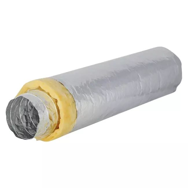 Sonodec Lüftungsschlauch 125 mm akustisch thermisch isoliert (10 Meter)
