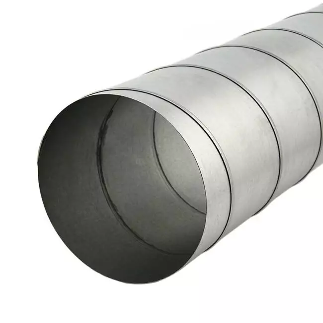 Spiralrohr Ø 160 mm, Länge 1,5 Meter – verzinkt