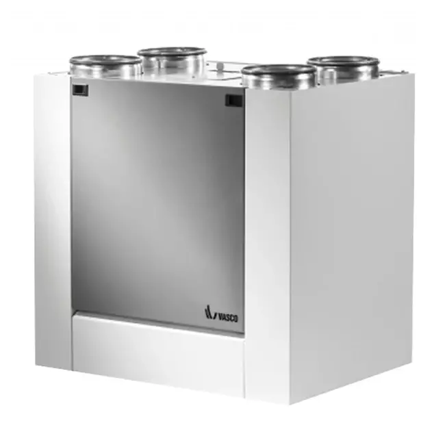 Vasco T500 Zentrallüftungsanlage mit WRG + RF Bedienung