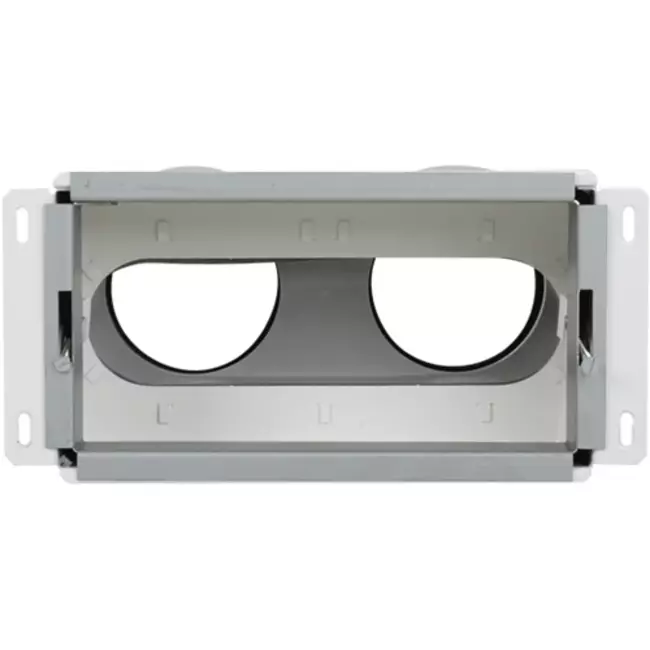 Uniflexplus Wandkollektor Hinterer Anschluss 2x Ø 90 mm