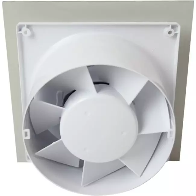 Air Roxy Badlüfter mit Anschlussdurchmesser 100 mm mit Timer und Feuchtigkeitssensor - Front aus goldenem Aluminium