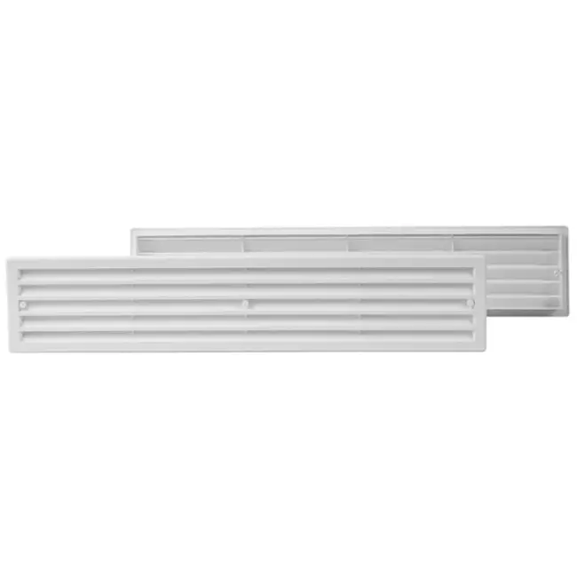 Türgitter Kunststoff Weiß 450x92mm VR459B