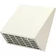 Abdeckung HRU Wall Ø100 - RAL9010
