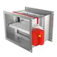 Brandschutzklappe rechteckig Handbetrieb - E-FD25 200x200 R
