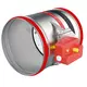 Brandschutzklappe rund 100 mm Endanschluss - E-FDC25 D100RS