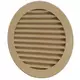 Lamellengitter Kunststoff  Ø100 mm beige - VR100Y