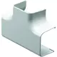 Climaplus Klimakanal T-Stück für Montagekanal 125 x 75 mm RAL 9010 WEISS