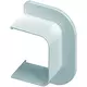 Climaplus Klimakanal Wandrosette 70x55mm RAL 9010 WEISS