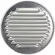 Metall-Rundlüftungsgitter inkl. Einbautülle Ø 180 mm Aluminium - DWRA180S