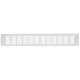Sockelgitter Aluminium Silber 500x80mm RA850S