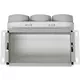 Vent-Axia Uniflexplus Wandkollektor mit oberanschluss, isoliert 3 x Ø69mm für Flachkanal 300 x 150mm