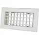 Uniflexplus Gitter mit einstellbaren Lamellen 200x100 für Wandkollektor