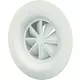 Dralldurchlass mit Diffusorring mit zentrale Schraubbefestigung 160 mm - Mischfarbe RAL 9010