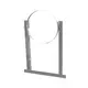 Dachschelle Aluminium für Wickelfalzrohr Ø125mm