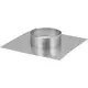 Abdeckplatte Durchmesser 100 mm mit Bordstein I304 (D0.6)