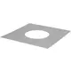 Abdeckplatte Durchmesser 200 mm quadratisch I304 (D0.6)