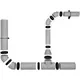 Isoliertes T-Stück EPS Durchmesser 200mm
