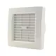 Badezimmerventilator Ø 120 mm, weiß, mit automatischer Absperrklappe und Zeitschaltuhr – Luxusmodell X120ZT