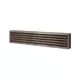 Türgitter Kunststoff Braun 450x92mm VR459