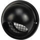 Edelstahl-Pendelrollenrost 125 mm Wanddurchlass - EL-SS-B125 SS RAL9005