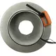 Blendenklappe 100 mm - Sendzimir verzinkter Stahl - IRIS100