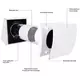 Dezentrale WRG-Lüftungsanlage HRU Wand Ø150 mit 60 m³/h - HRU-WALL-150-60-PEG