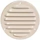 Lüftungsgitter Metall rund 100 mm beige - MR100Y - RAL1015