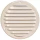 Lüftungsgitter Metall rund Ø125 mm beige - MR125Y - RAL1015