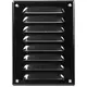 Lüftungsgitter Metall 140x190 mm schwarz - MR1419M - RAL9005