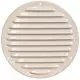 Lüftungsgitter Metall rund Ø160 mm beige - MR160Y - RAL1015