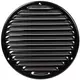 Lüftungsgitter Metall rund Ø200 mm schwarz - MR200M - RAL9005