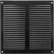 Metallgitter 200x200mm schwarz - MR2020M - RAL9005