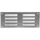 Lüftungsgitter Metall 260x105 mm aluminium - MR26105Al