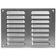 Lüftungsgitter Metall 260x190 mm zink - MR2619Zn
