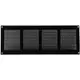Metallgitter 400x150mm schwarz - MR4015M - RAL9005